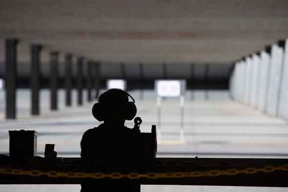 Target shooting at Busch